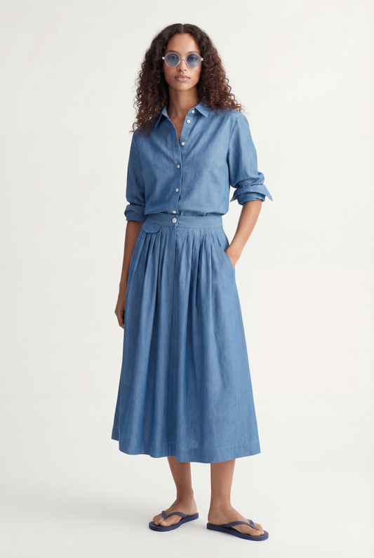 Cotton 'Rocking Skirt'