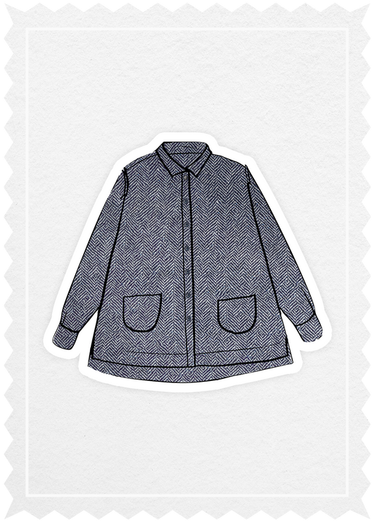 Herringbone "Pocket Shirt"