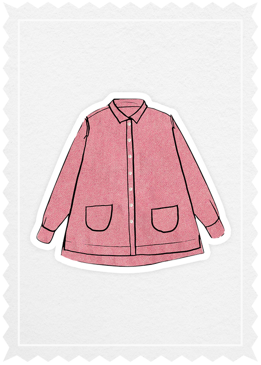 Herringbone "Pocket Shirt"